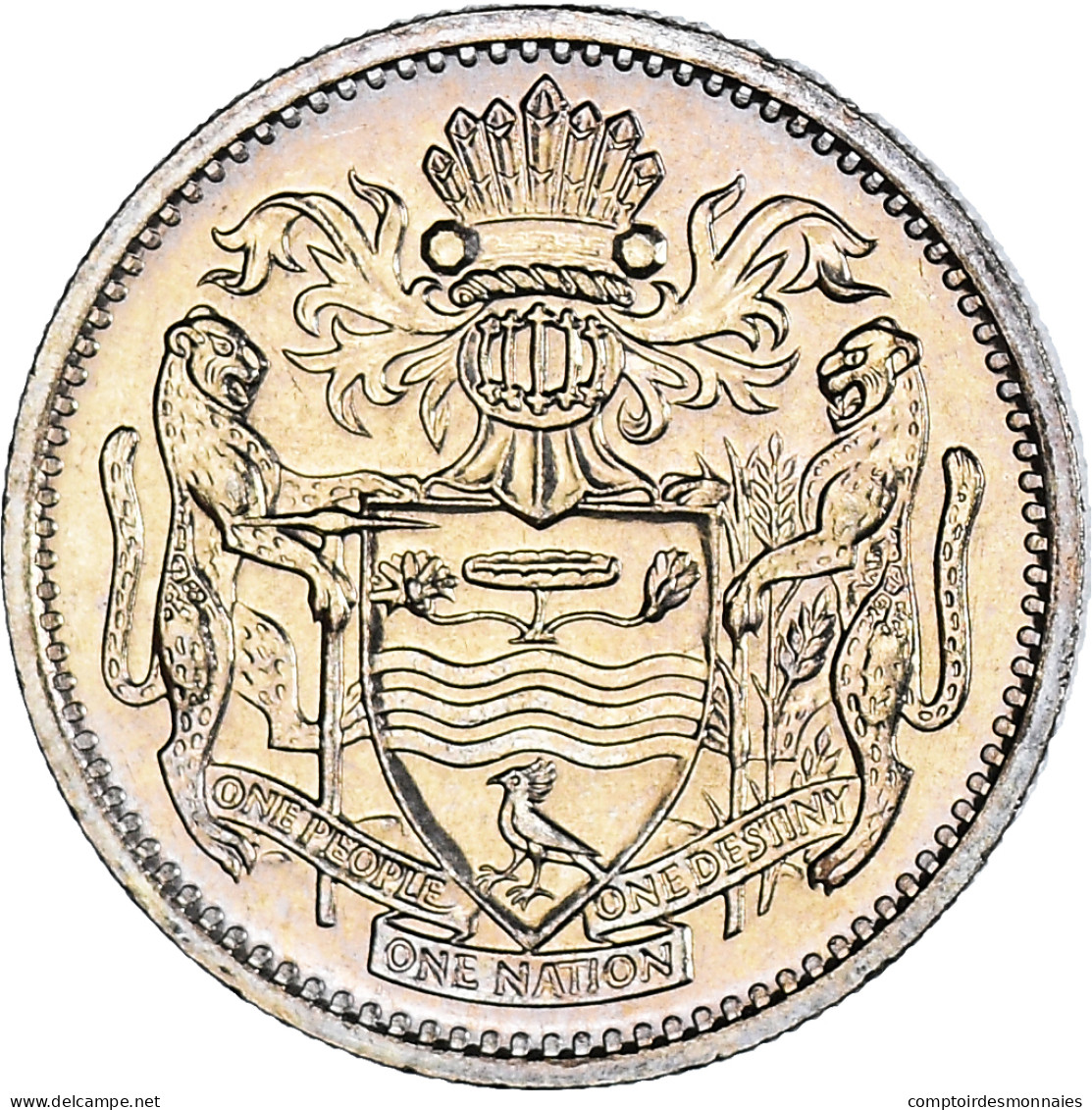 Monnaie, Guyana, 10 Cents, 1991, SUP+, Cupro-nickel, KM:33 - Guyana