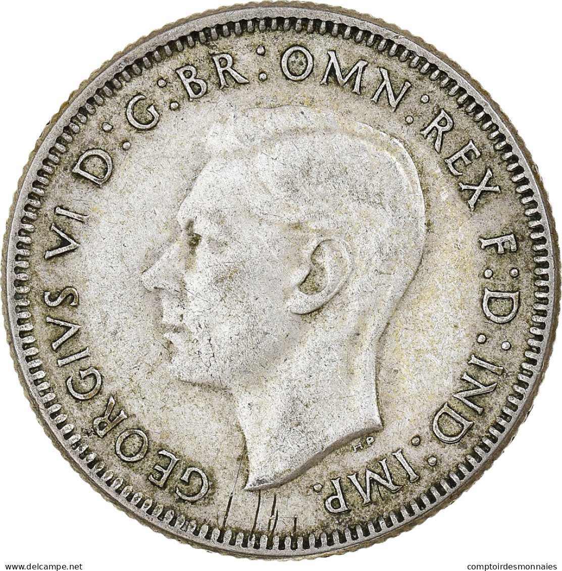 Monnaie, Australie, George VI, Shilling, 1946, Melbourne, TTB, Argent, KM:39a - Shilling