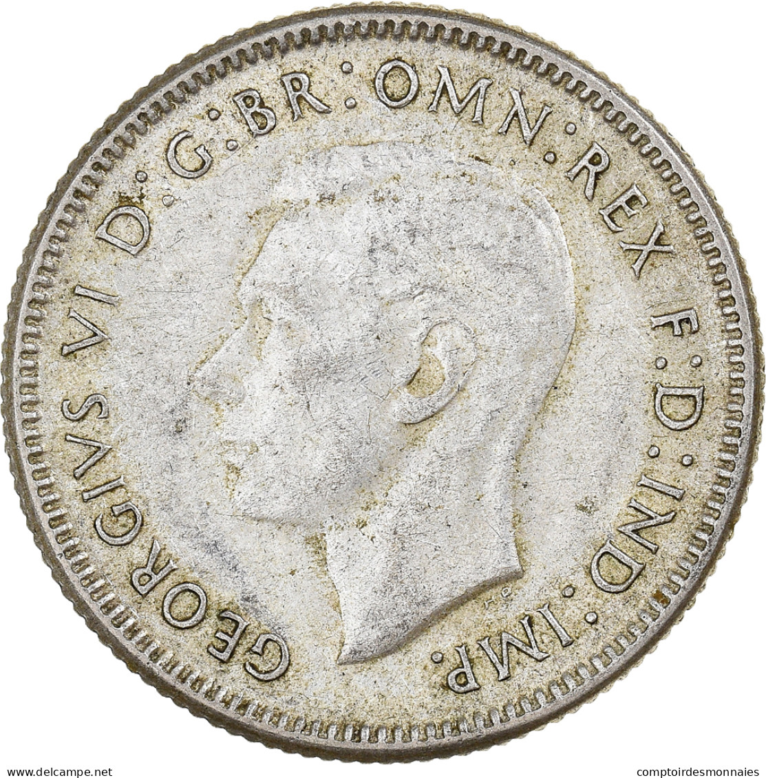 Monnaie, Australie, George VI, Shilling, 1946, Melbourne, TTB, Argent, KM:39a - Shilling