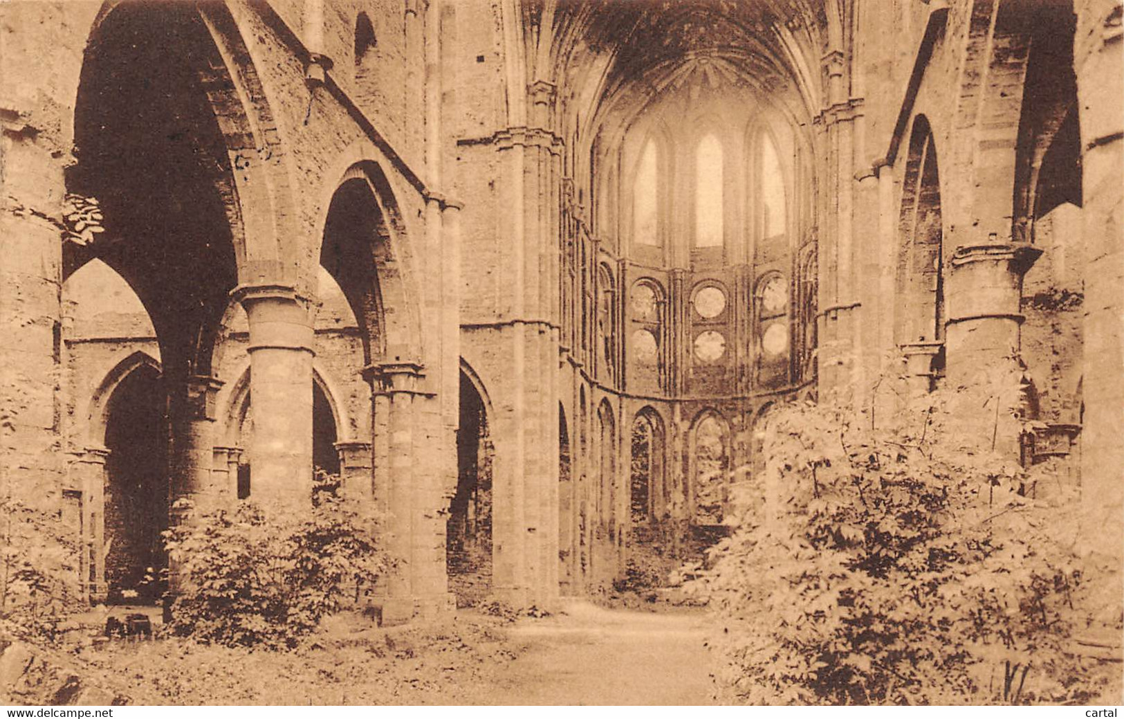 Abbaye De VILLERS - L'abside, La Grande Nef Et Le Transept Nord. - Villers-la-Ville