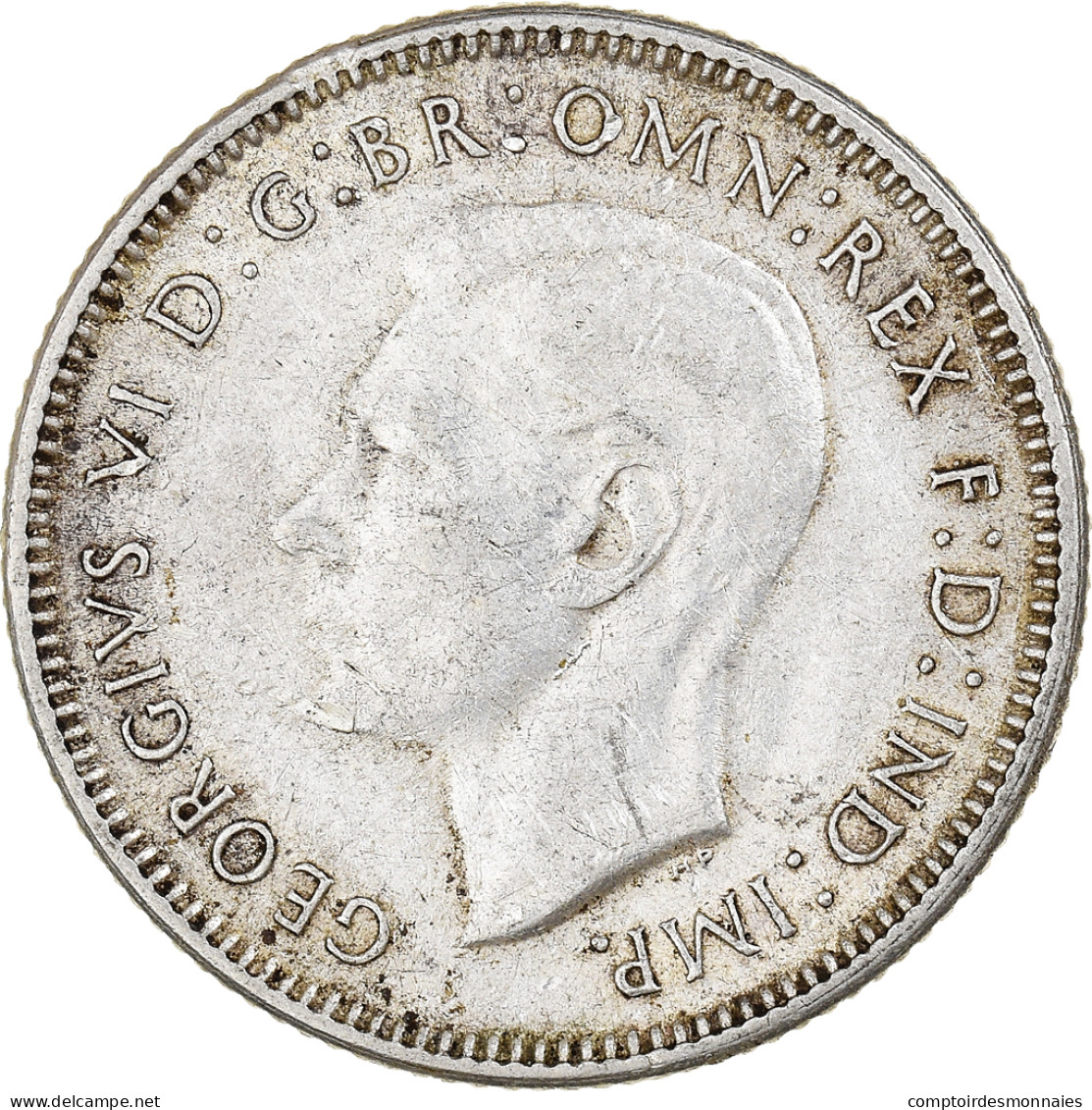 Monnaie, Australie, George VI, Shilling, 1944, San Francisco, TTB, Argent, KM:39 - Shilling