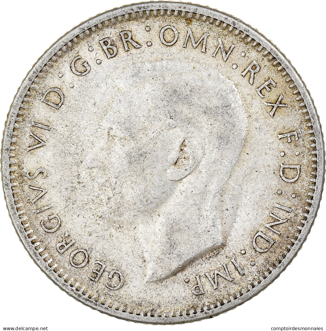 Monnaie, Australie, George VI, Shilling, 1944, San Francisco, TTB, Argent, KM:39 - Shilling