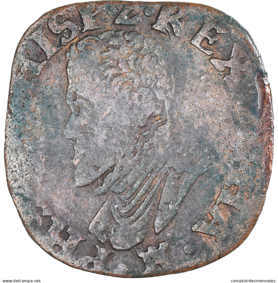 Monnaie, Pays-Bas Espagnols, Philippe II, Gigot, N.d. (1582-1586), Mons, TB+ - Pays Bas Espagnols