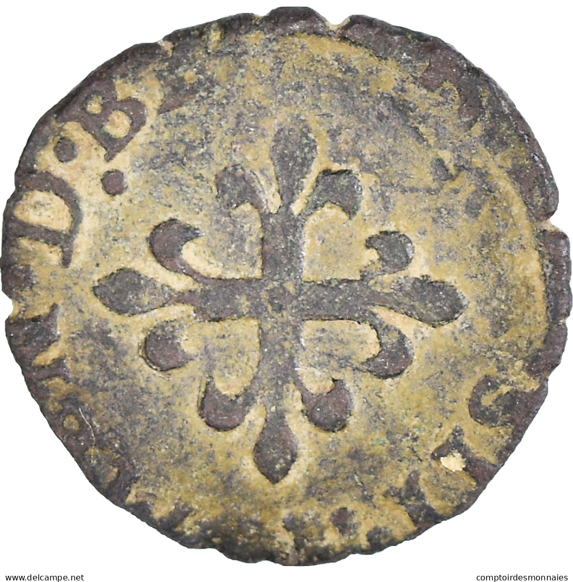 Monnaie, États Italiens, Delfino Tizzone, Liard Au H Couronné, N.d. - Feudal Coins