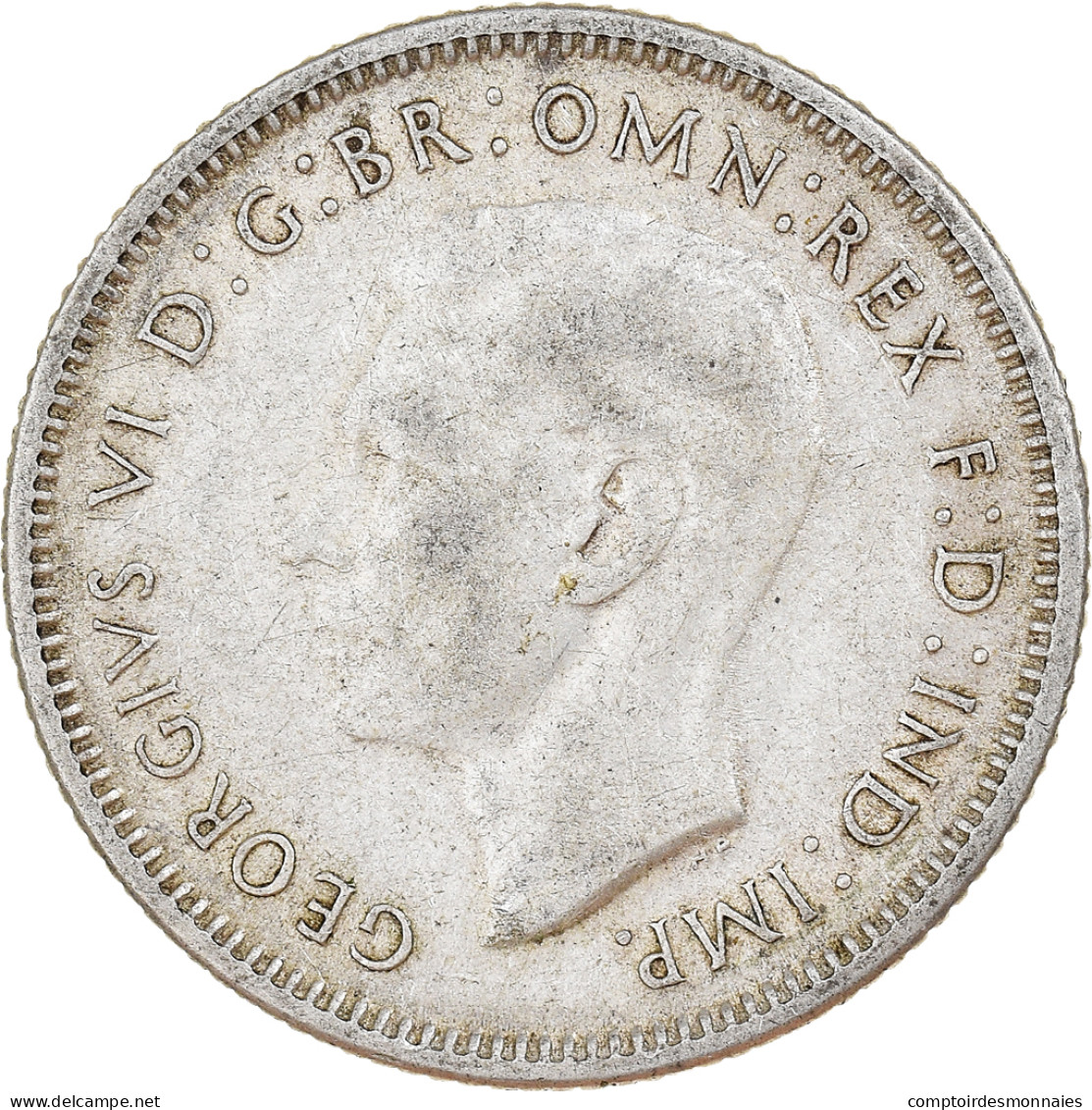 Monnaie, Australie, George VI, Shilling, 1944, San Francisco, TTB, Argent, KM:39 - Shilling