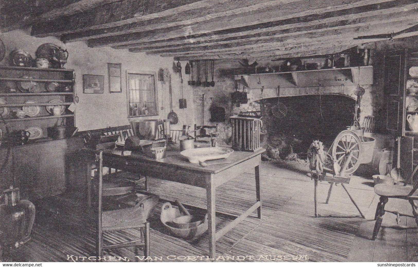 New York City Bronx Van Cortlandt Museum The Kitchen Albertype - Bronx