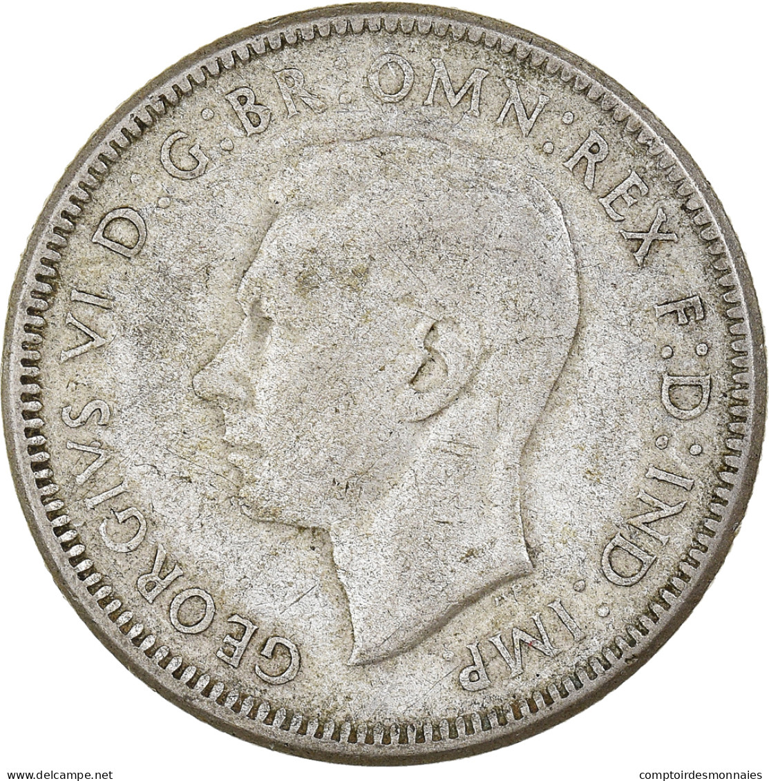 Monnaie, Australie, George VI, Shilling, 1946, Perth, TB, Argent, KM:39a - Shilling