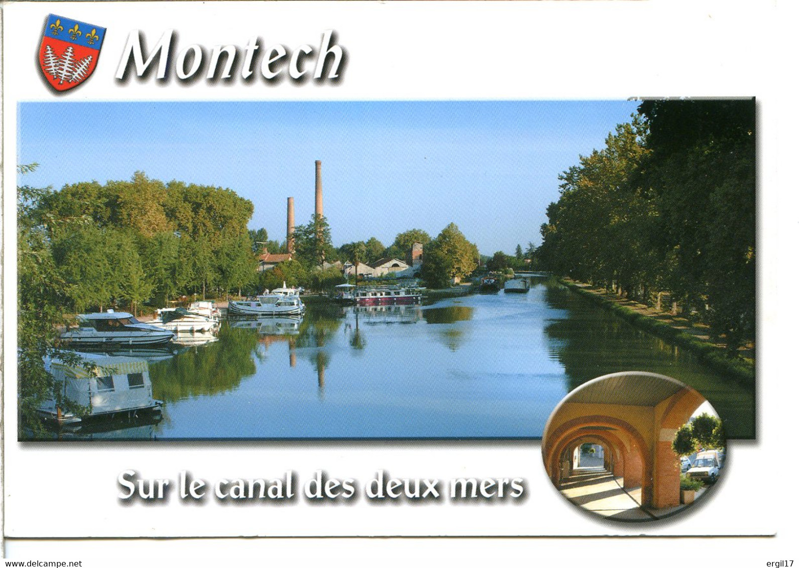 82700 MONTECH - La Halte Nautique Sur Le Canal Des Deux Mers - Canal Latéral à La Garonne - Montech