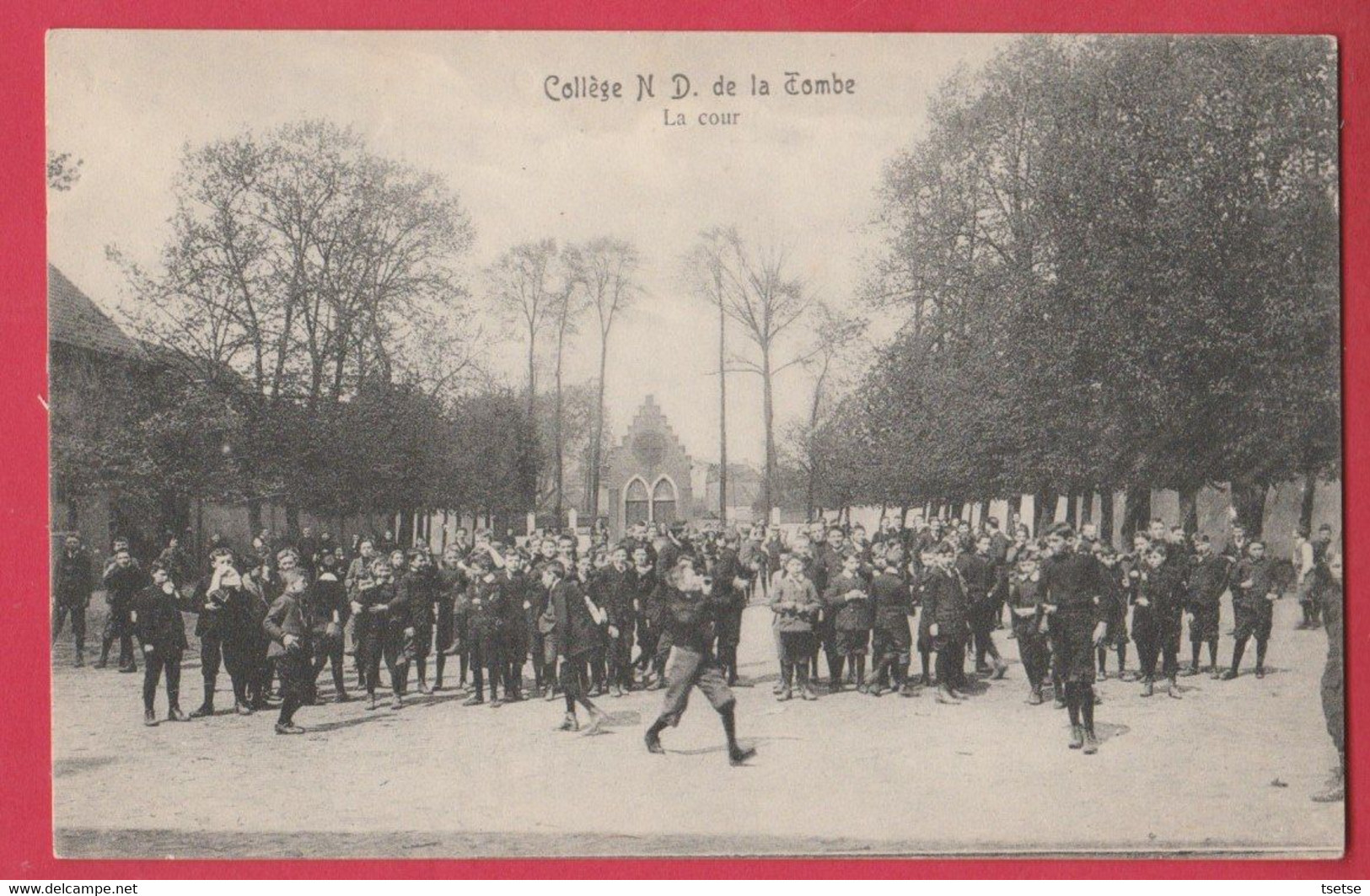 Tournai / Kain -  Collège N.D. De La Tombe - La Cour ... Belle Animation ( Voir Verso ) - Tournai