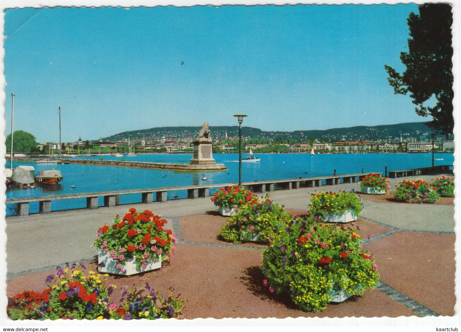 Zürich - Blick Auf Die Stadt Vom Hafen Enge Aus  - (Suisse/Schweiz/CH) - 1967 - Enge