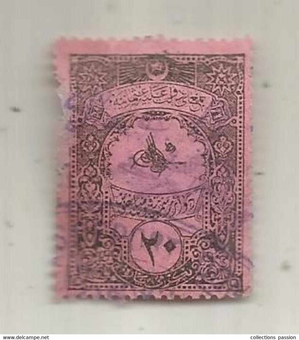 Timbre , TURQUIE , Rose - Used Stamps