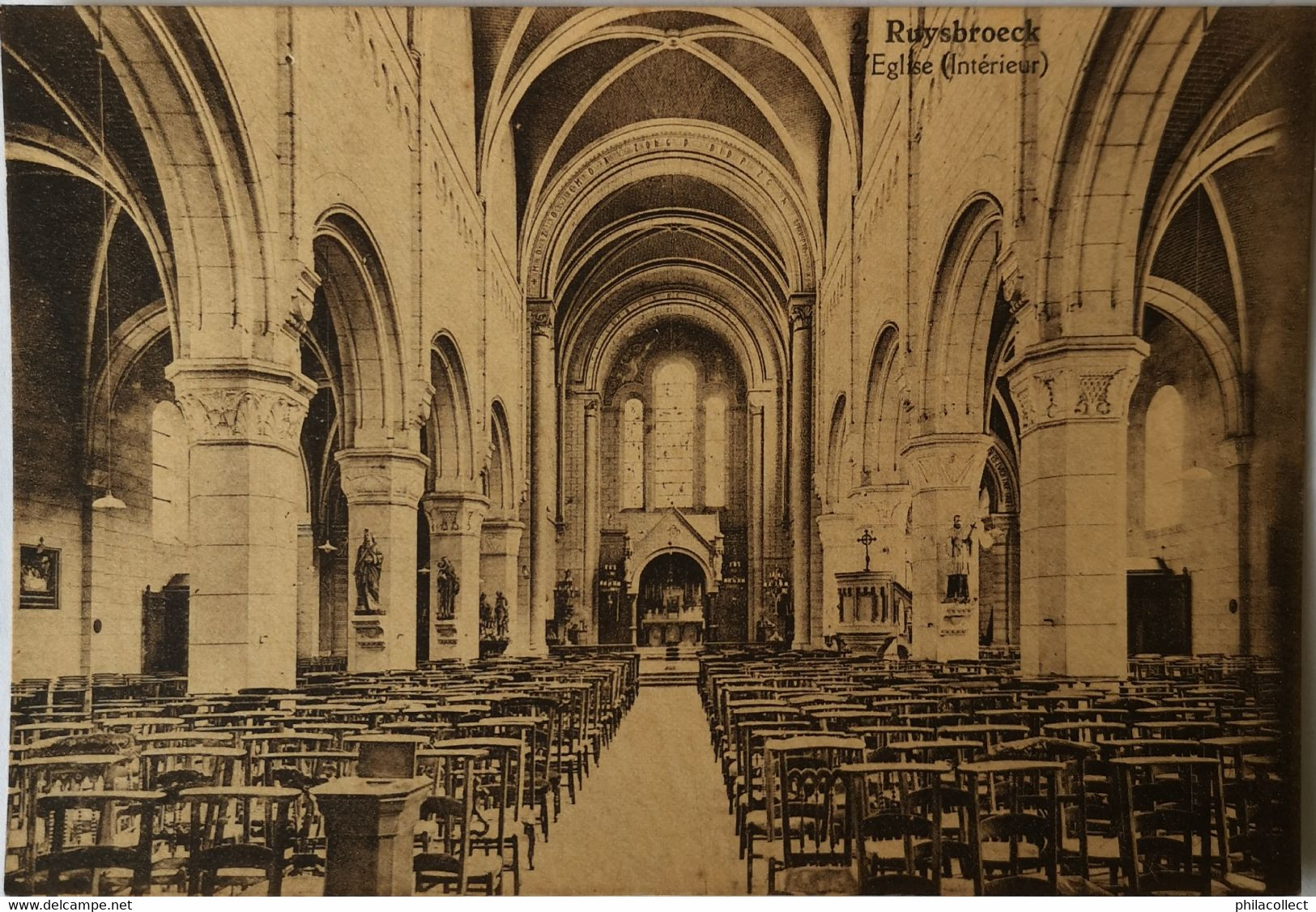 Ruysbroeck (Puurs?) // Eglise - Interieur 19?? Ed. J. Bardyn - Puurs