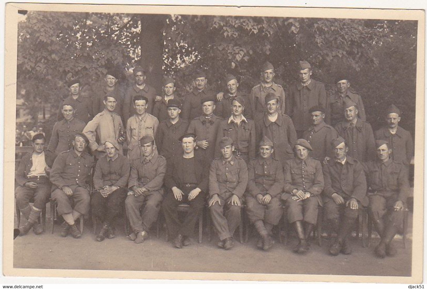 CARTE PHOTO / Soldats Français Prisonniers De Guerre / 40-45 / Stalag IX C / Sömmerda / L. WESSNER Phot. - Guerre 1939-45