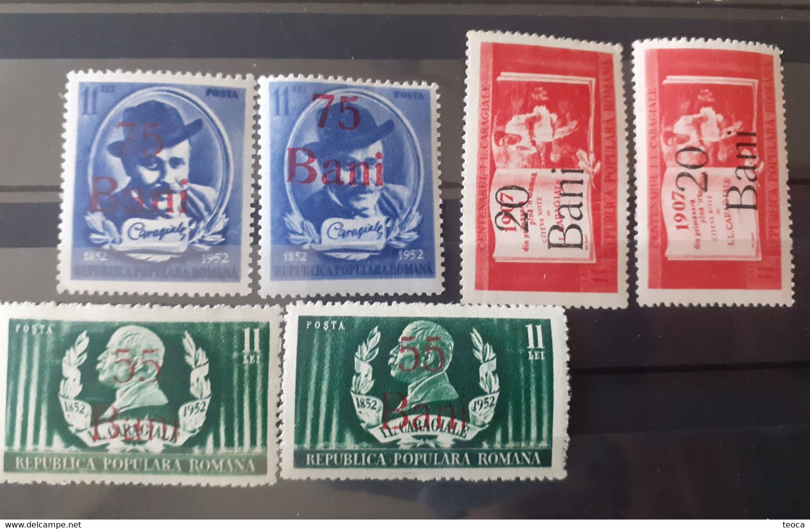 Errors Romania 1952 # Mi 1295-1997  Printed WITH Misplaced Surcharge Overprint Unused - Variedades Y Curiosidades