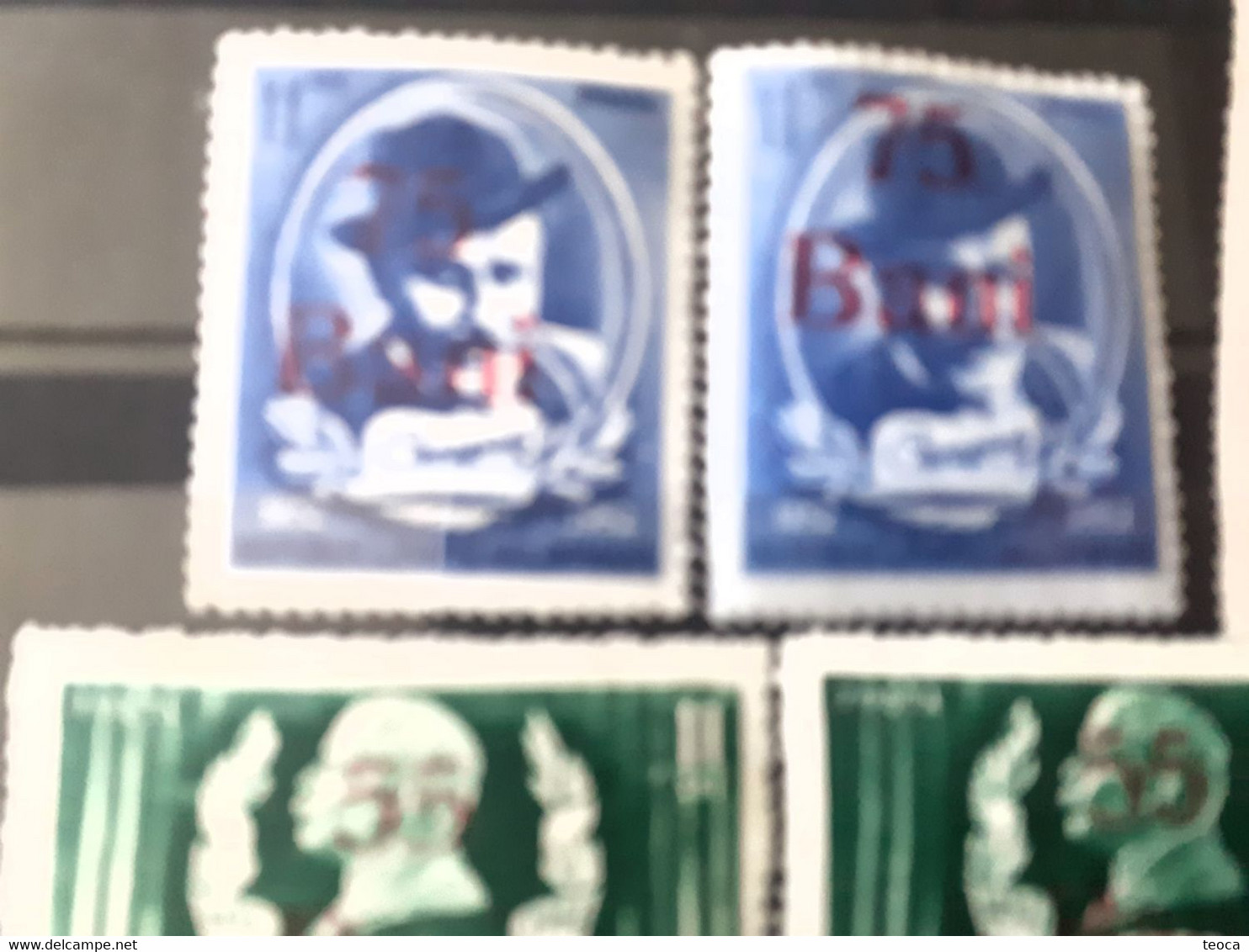 Errors Romania 1952 # Mi 1295-1997  Printed WITH Misplaced Surcharge Overprint Unused - Errors, Freaks & Oddities (EFO)