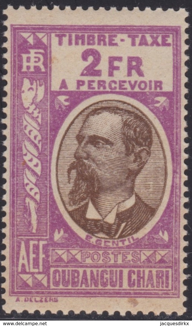 Oubangui    .   Yvert       .    Taxe 21     .    *   .     Neuf Avec Charniere    .  /   .   Mint-hinged - Unused Stamps