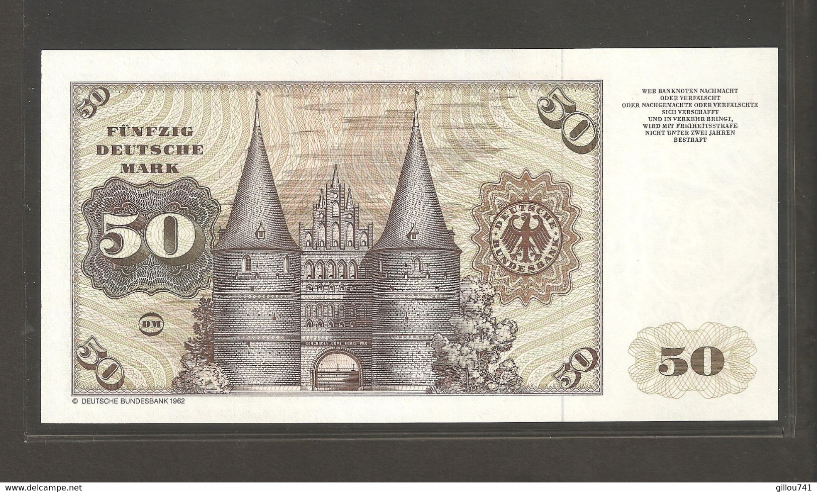 République Fédérale D'Allemagne, 50 Deutsche Mark,1980 - Other & Unclassified