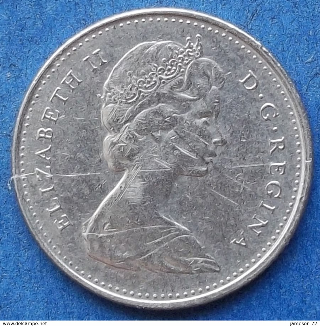 CANADA - 10 Cents 1973 KM# 77.1 Elizabeth II (1952) - Edelweiss Coins - Canada