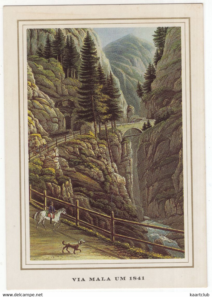 Via Mala Um 1841 Bei Thusis - (Suisse/Schweiz/CH) - Thusis