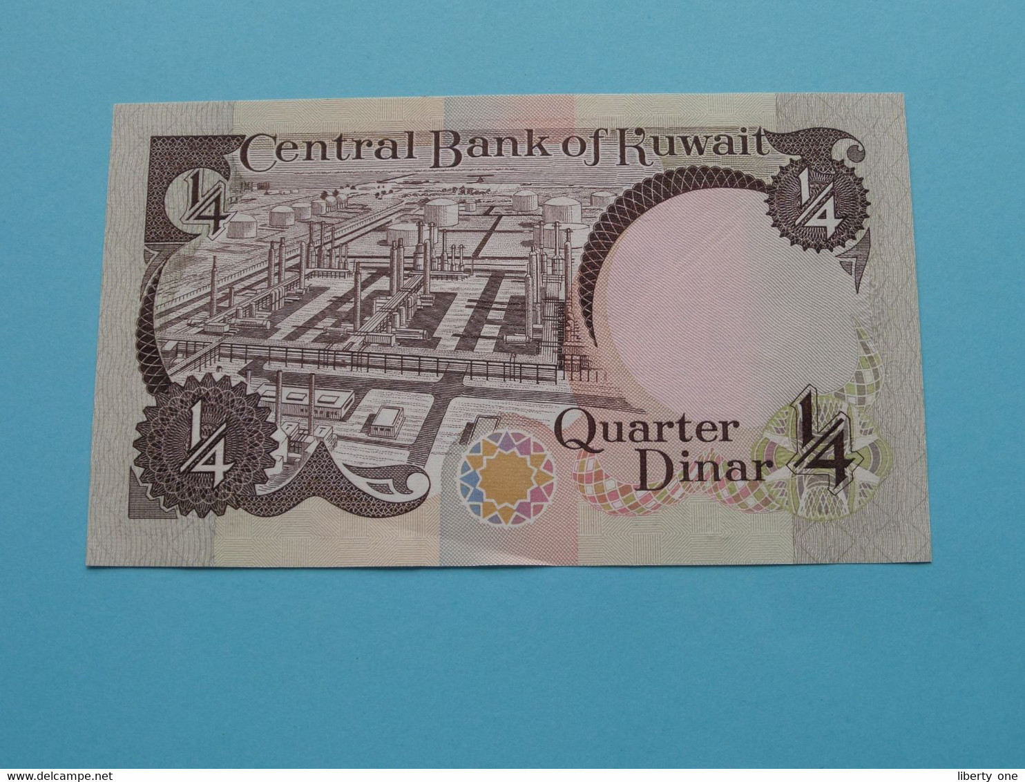 1/4 Quarter Dinar ( Sign 6 ) Central Bank Of Kuwait ( For Grade, Please See Photo ) UNC ! - Kuwait