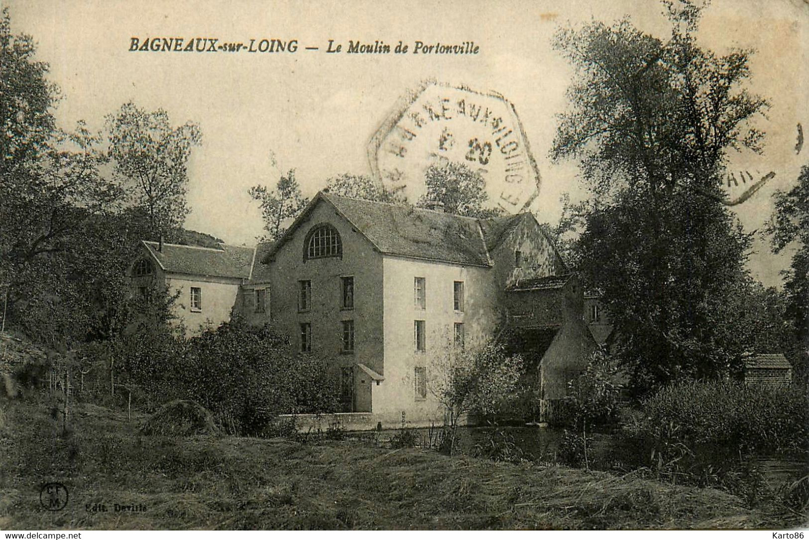 Bagneaux Sur Loing * Le Moulin De Portonville * Minoterie - Bagneaux Sur Loing