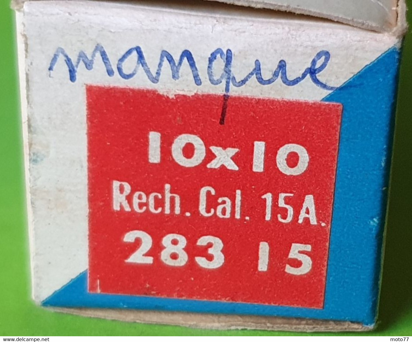 Ancienne BOITE Et 36 FUSIBLES 15 Ampères Pour Porte Fusible Rechargeable - LEGRAND - Enfant à La Casquette - Vers 1960 - Other & Unclassified