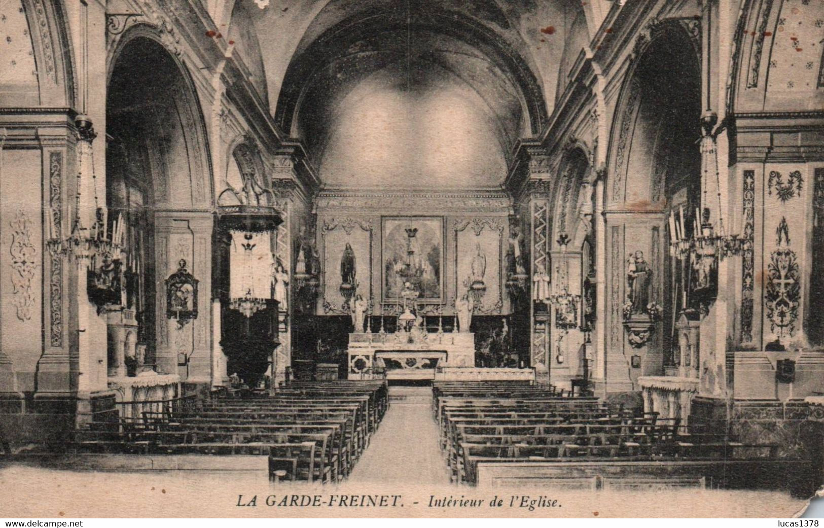 06 / LA GARDE FREINET / INTERIEUR DE L EGLISE - La Garde Freinet