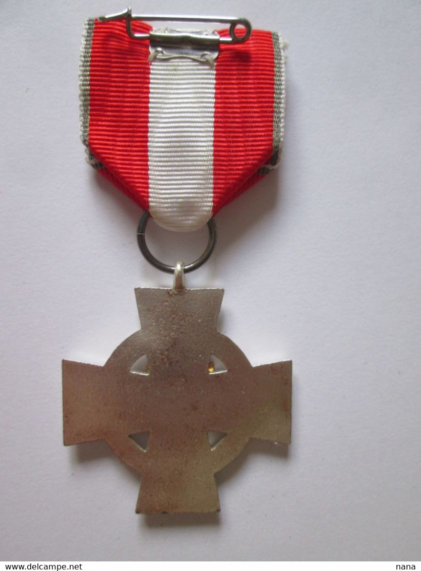 German Cross Medal 25 Years In The Service Of Firefighters Baden-Wurttemberg,in Original Box - Allemagne