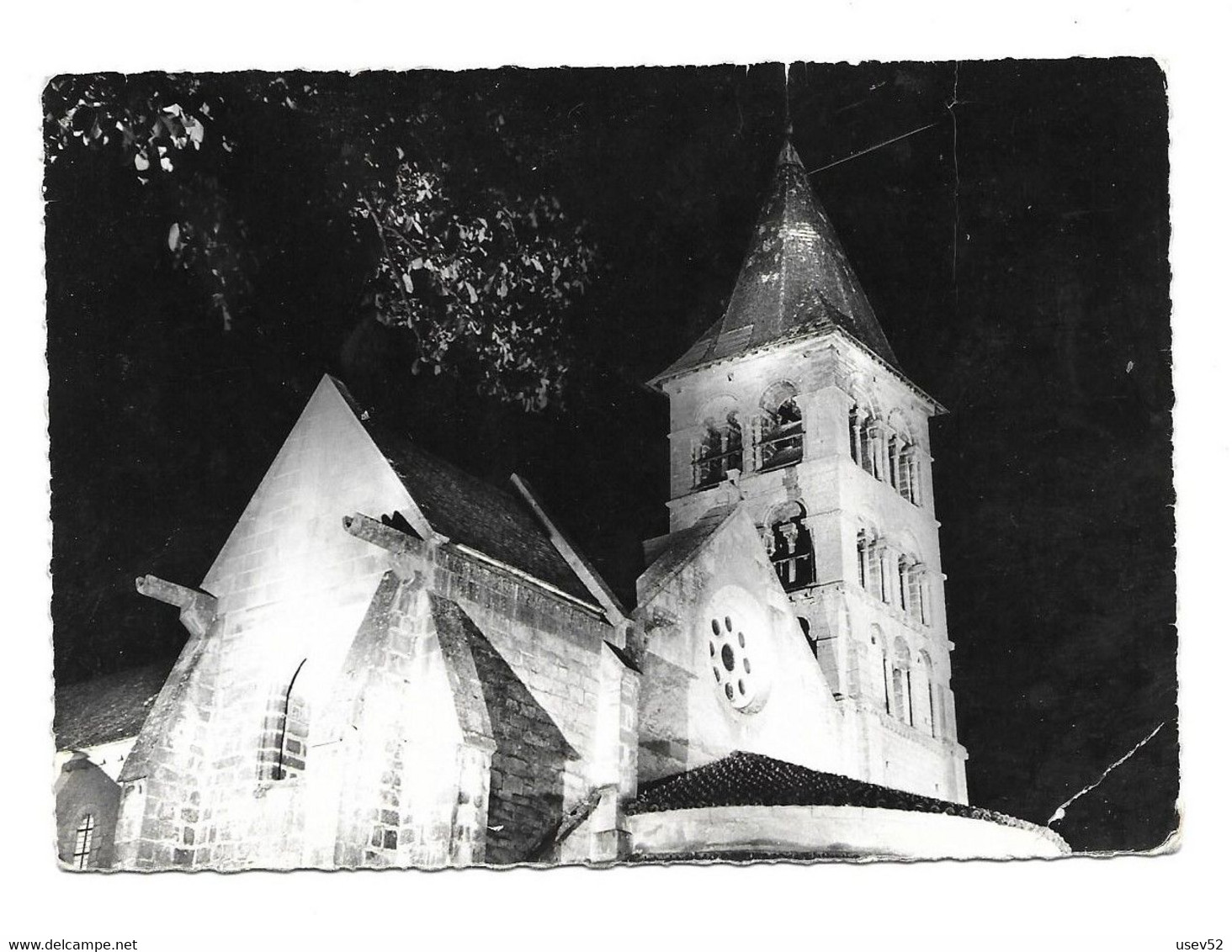 CPSM Eglise De Vignory - La Tour Du Clocher (XIIe Siècle), La Nuit - Vignory