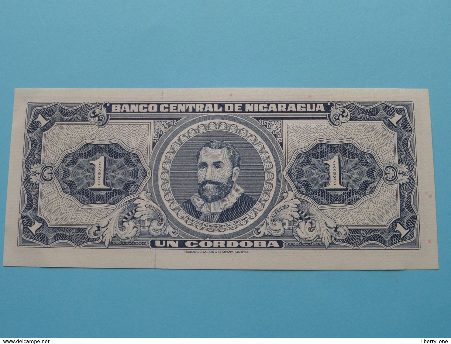 1 Cordoba - 1968 ( 47177356 ) Banco Central De NICARAGUA ( For Grade, Please See Photo ) UNC ! - Nicaragua