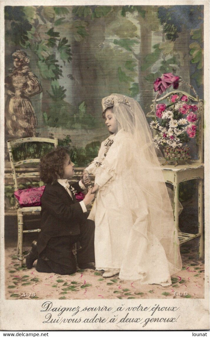 Fantaisie Enfants - Mariage - Daignez Sourire à Votre époux  - Edition ELD N°4173 - Colecciones, Lotes & Series