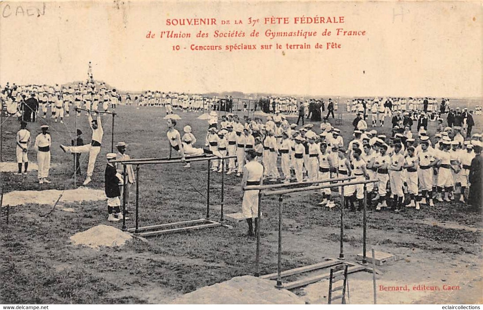 Caen       14          Fête Fédérale De Gymnastique   Concours Spéciaux    N° 10       (voir Scan) - Caen