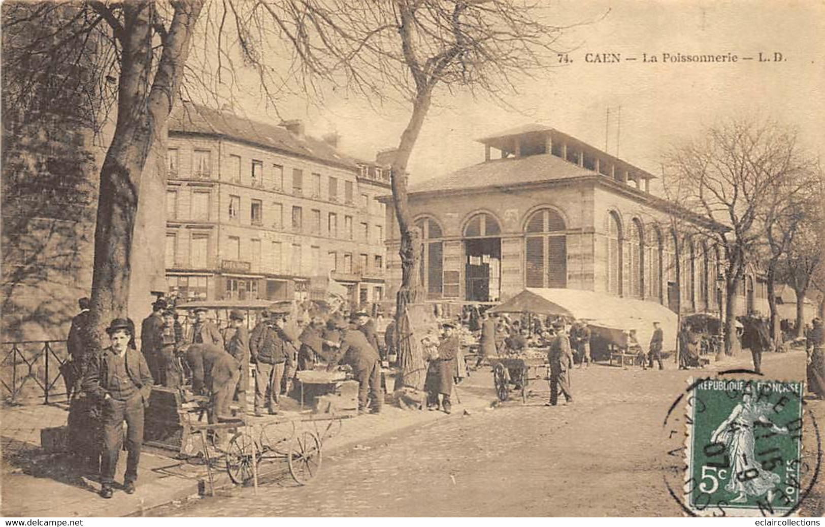 Caen       14          La Poissonnerie . Marché      (voir Scan) - Caen