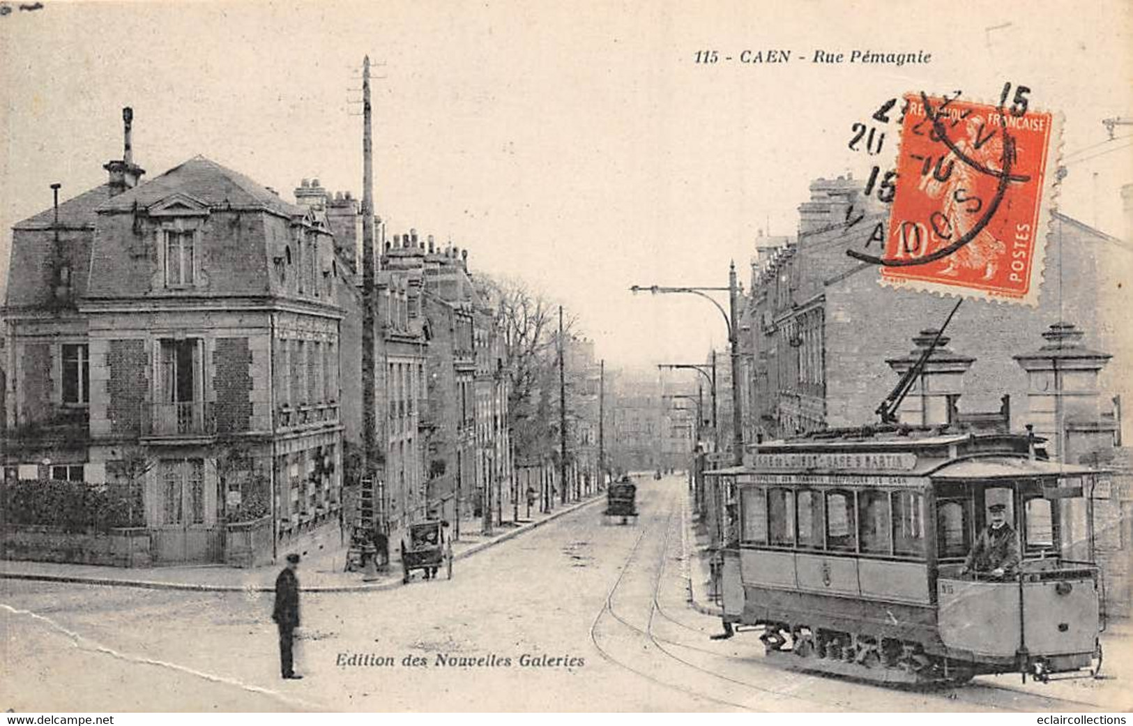 Caen       14        Rue Pémagnie Tramway .       (voir Scan) - Caen