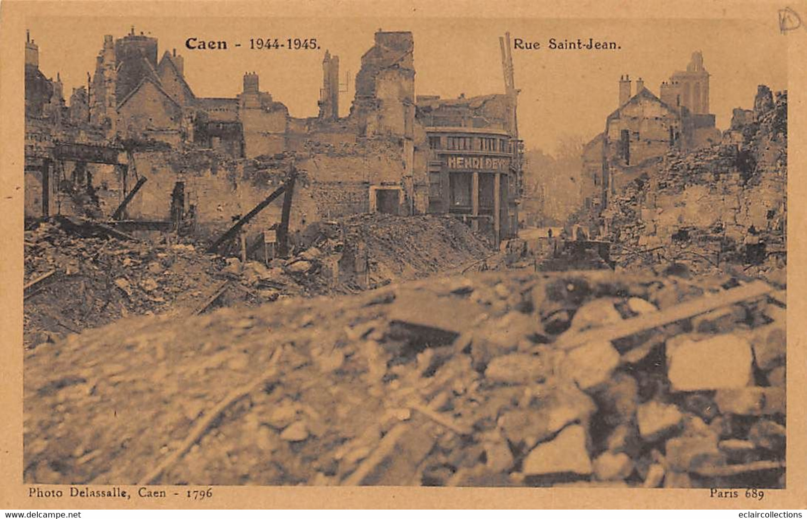 Caen       14         Lot De 10 Cartes Sur Les Bombardements    (voir Scan) - Caen