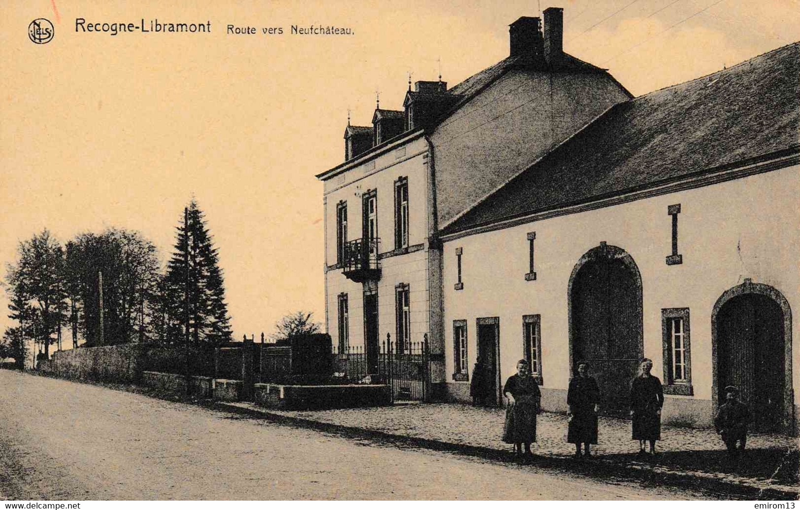 Recogne - Libramont Route Vers Neufchâteau Nels édit F. Pinson - Libramont-Chevigny