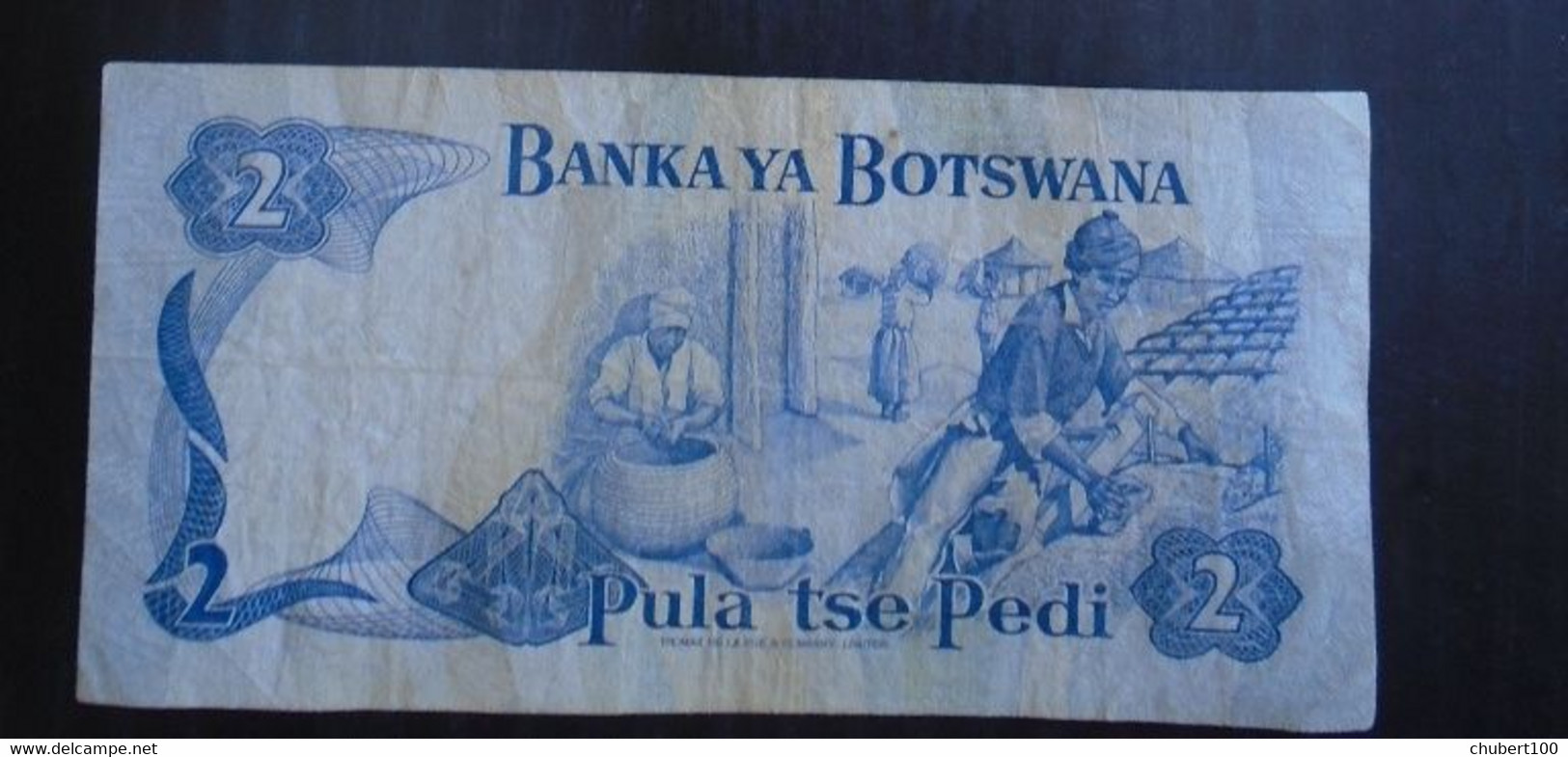 BOTSWANA , P 7b + 7d , 2 Pula , ND 1982,  VG + UNC - Botswana