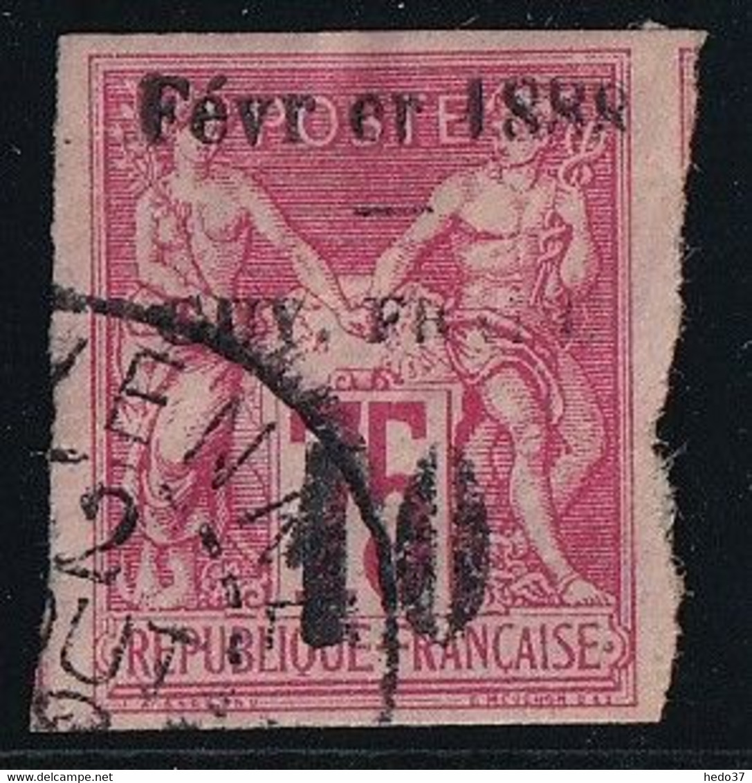 Guyane N°9e - Variété Sans 'i' à Février - Oblitéré - TB - Used Stamps