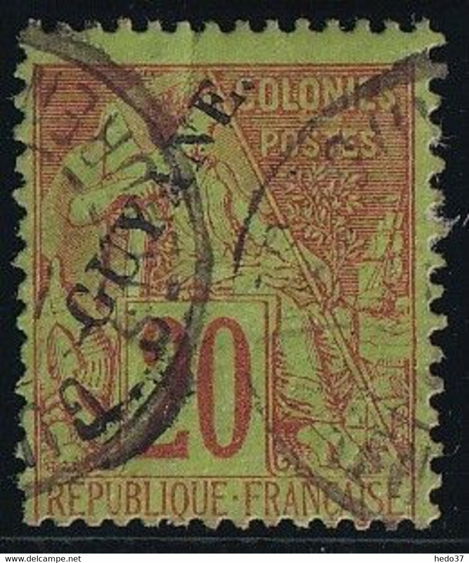 Guyane N°22 - Oblitéré - TB - Used Stamps