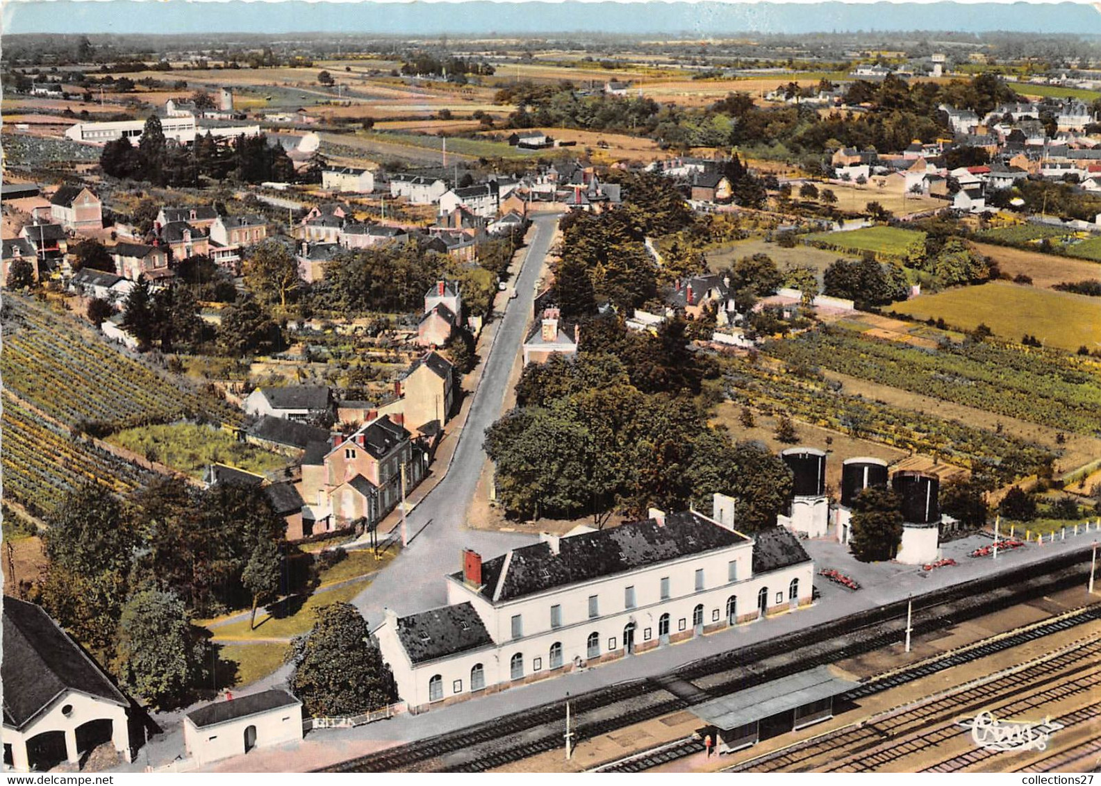 49-LA-POSSONNIERE- VUE AERIENNE LA GARE - Chalonnes Sur Loire