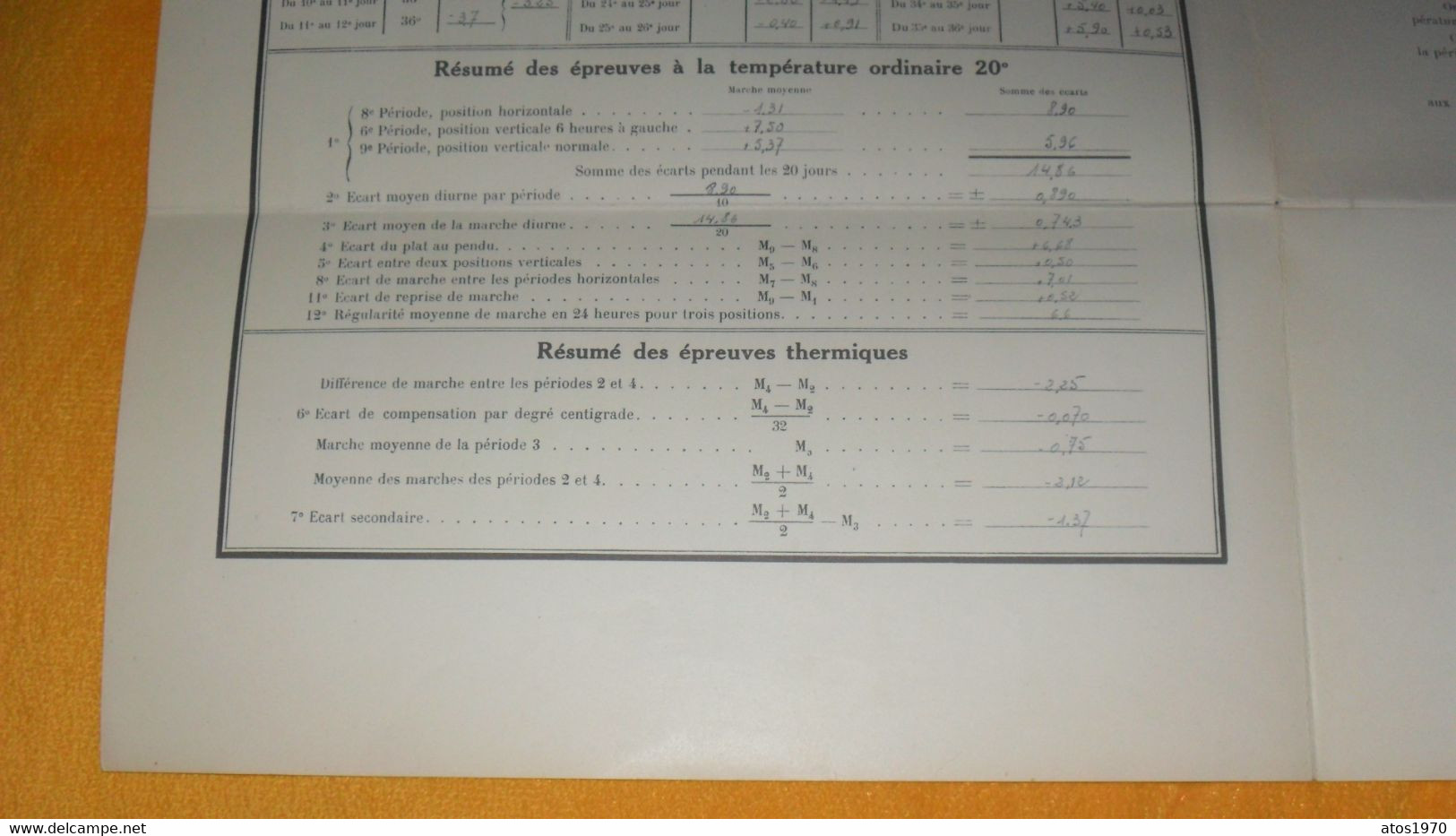 DIPLOME ANCIEN DE 1957../ MINISTERE DE L'EDUCATION NATIONALE OBSERVATOIRE NATIONAL DE BESANCON..PHILIPPE & CIE..ANOTATIO - Diploma's En Schoolrapporten