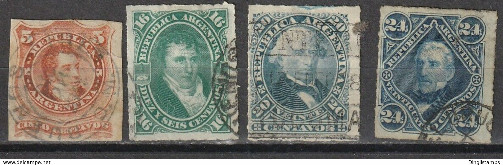 ARGENTINA - 1877/80 Imperforated - Corrientes (1856-1880)