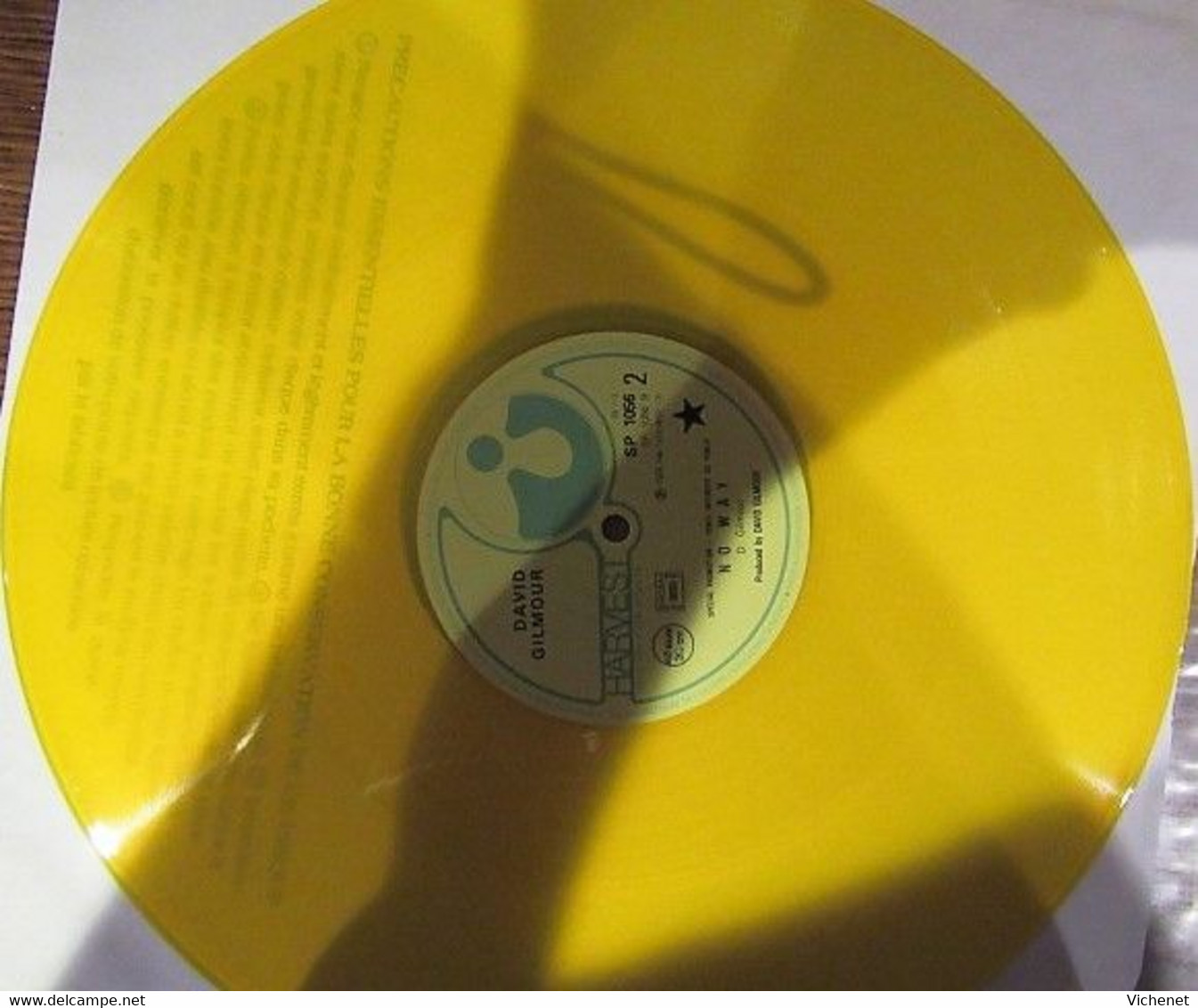 Richard Wright / David Gilmour – Drop In From The Top / No Way - Maxi - Promo - Yellow Vynil - 45 T - Maxi-Single