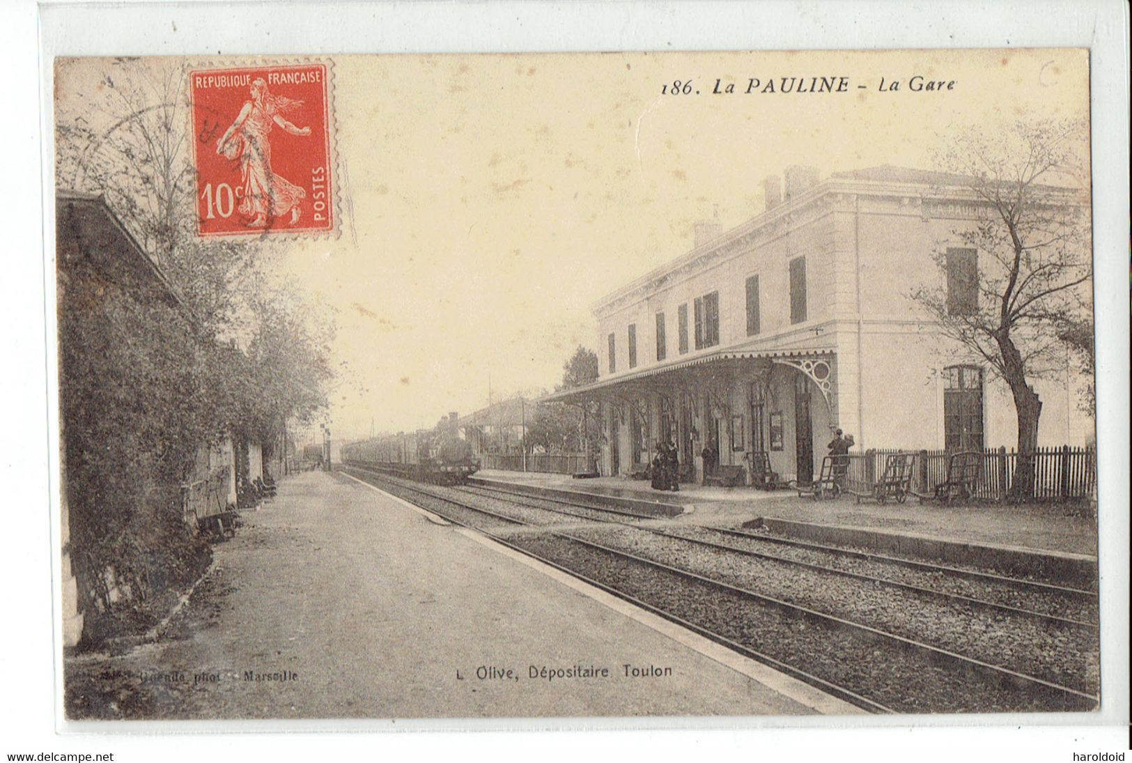 CPA 83 - 186. LA PAULINE - LA GARE - La Garde