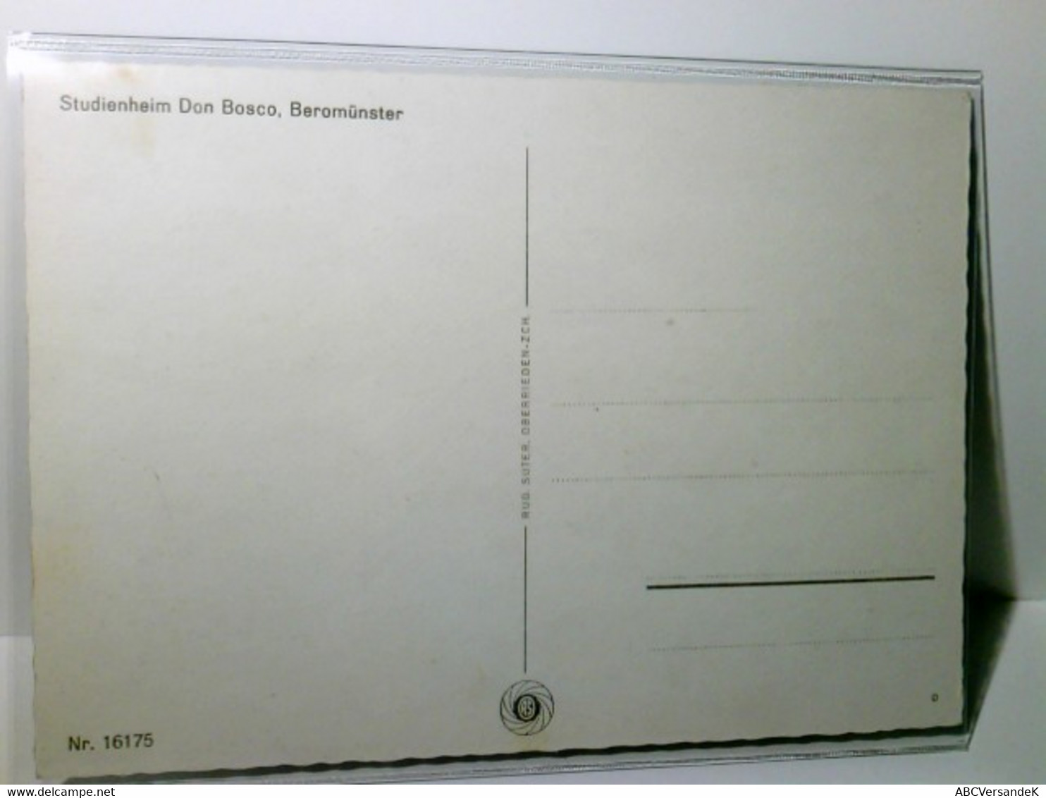 Beromünster. Studienheim Don Bosco. Alte Ansichtskarte / Postkarte Farbig Ungel. 70 / 80ger Jahre ?. Terrassen - Bosco/Gurin