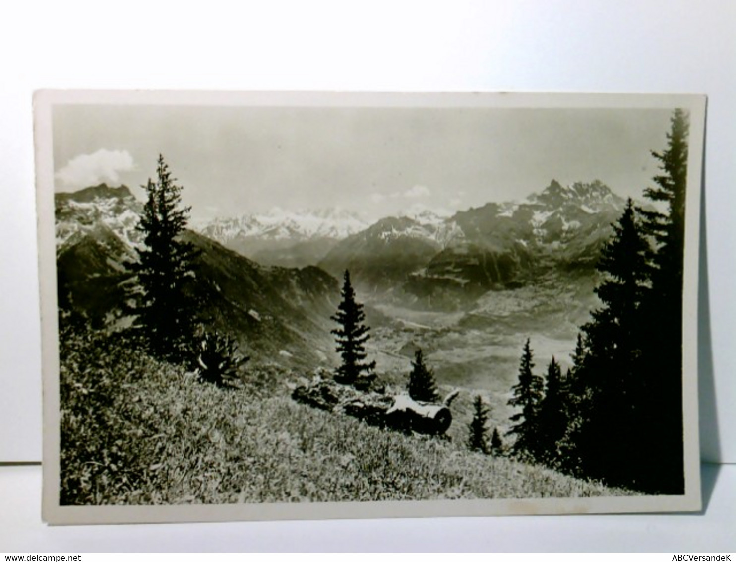 Villars - Bretaye. Ollon. Schweiz. Alte Ansichtskarte / Postkarte S/w. Ungel. Ca 40 / 50ger Jahre ?. Blick Zu - Villars-les-Moines