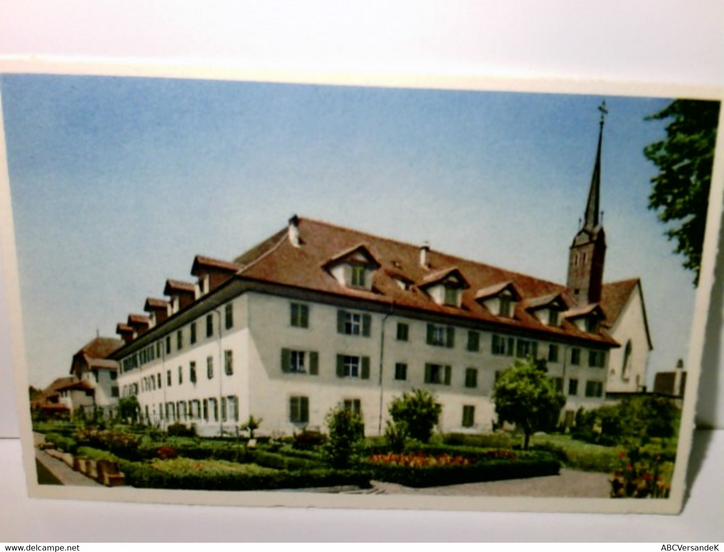 Kloster Frauenthal. Schweiz. Alte Ansichtskarte / Postkarte Farbig, Ungel. Alter O. A. Gebäudeansicht Mit Gart - Thal