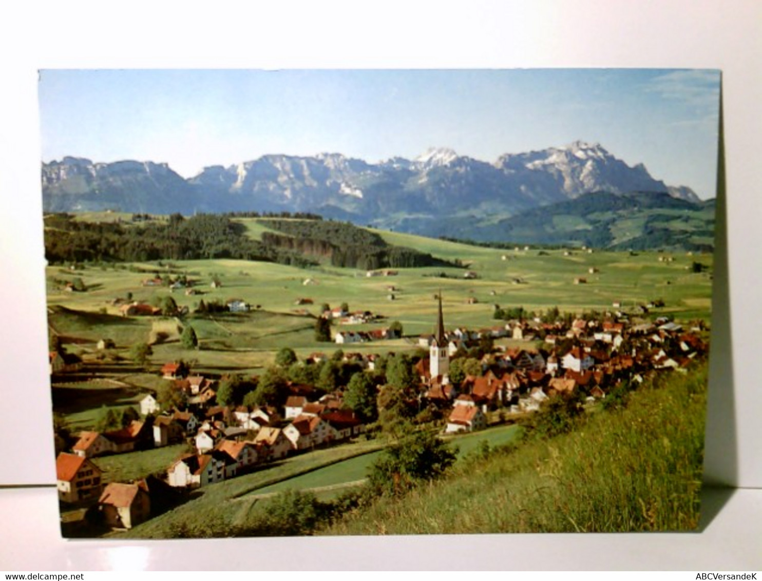 Gais. Blick Zum Alpstein. Schweiz. Alte Ansichtskarte / Postkarte Farbig, Ungel. Ca 70ger Jahre. Panoramablick - Gais