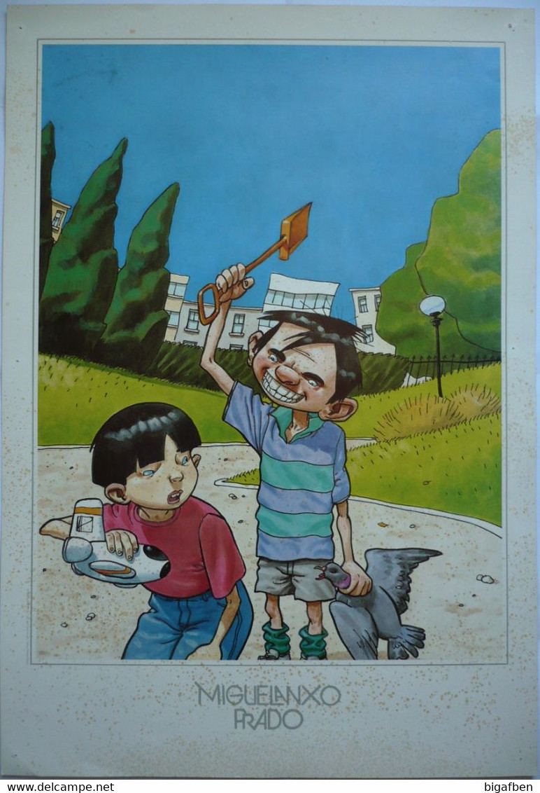 Affiche MIGUELANXO PRADO / 65,5 X 45,5 / Norma Editorial / Fin Années 80 (Espagne) - Plakate & Offsets