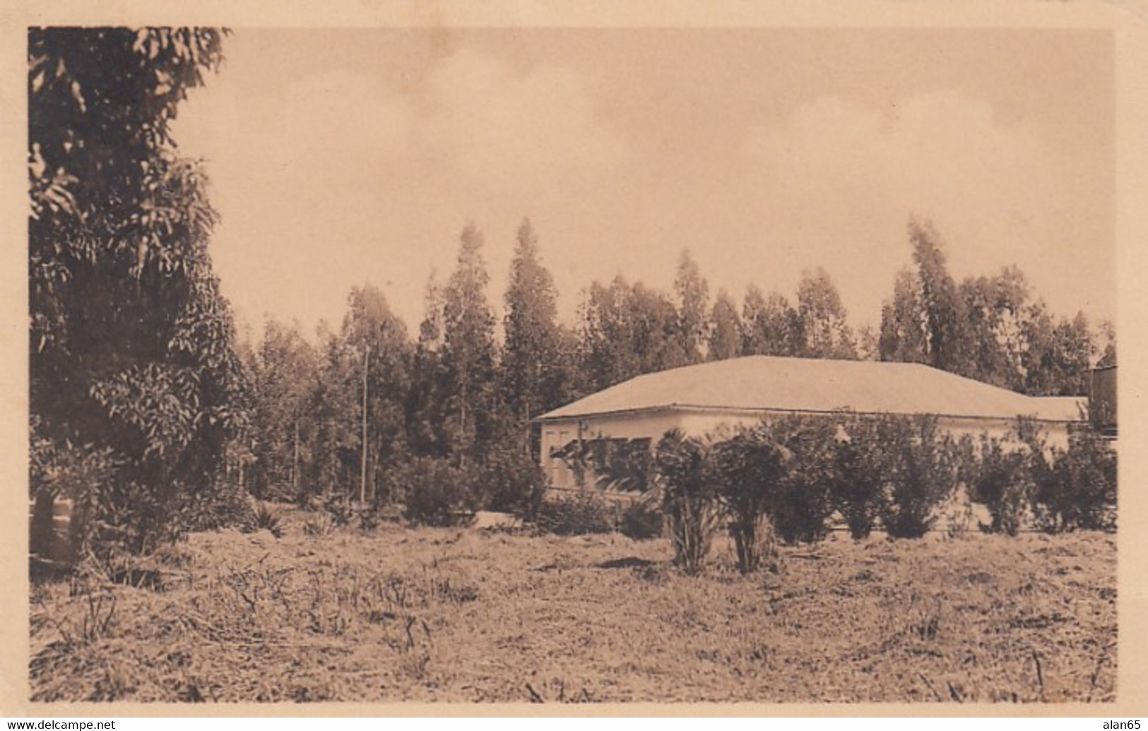 Usumbura (now Bujumbura) Burundi, European Hospital Colonial Era, C1930s Vintage Postcard - Burundi